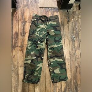 Military Camouflage windbreaker pants